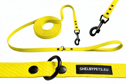 Smycz treningowa dla dużego psa 2cm  5–30 m HEXA – żółta.jpg