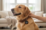 ADRESÓWKA POKAZANA NA PSIE RASY GOLDEN RETRIVER STAL NIERDZEWNA 30MM KÓŁKO (1)23.jpg