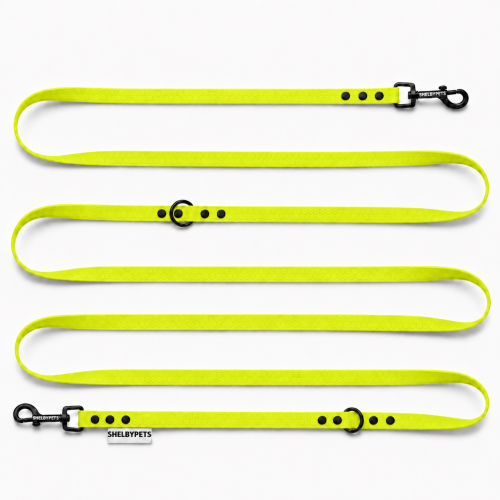 WOOFY LEASH LOCK 1.6CM  - żółta.png