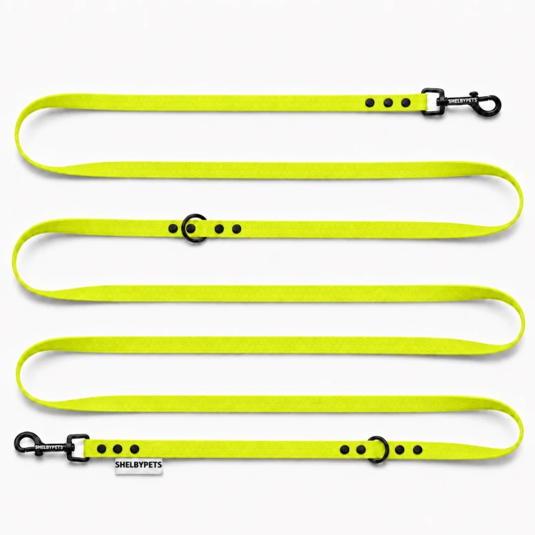WOOFY LEASH LOCK 1.6CM  - żółta.png