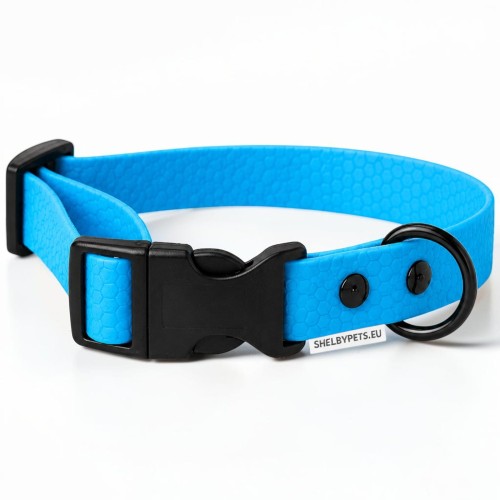 OBROŻA WODOODPORNA DLA PSA WOOFY COLLAR LIGHT CLICK -  NIEBIESKA.jpg