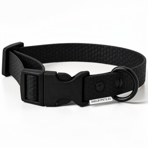 OBROŻA WODOODPORNA DLA PSA WOOFY COLLAR LIGHT CLICK -  CZARNA.jpg