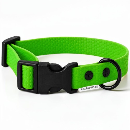 OBROŻA WODOODPORNA DLA PSA WOOFY COLLAR LIGHT CLICK -  ZIELONA.jpg