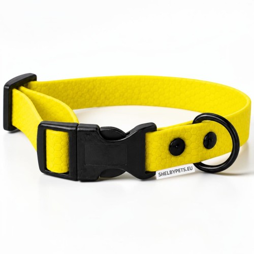 OBROŻA WODOODPORNA DLA PSA WOOFY COLLAR LIGHT CLICK -  ŻÓŁTA.jpg