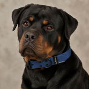 Zdjęcie psa w obroży skórzanej ShelbyPets - Shelby Luxury Leather Collar (3).png
