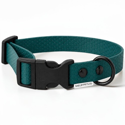 OBROŻA WODOODPORNA DLA PSA WOOFY COLLAR LIGHT CLICK -  MYŚLIWSKO ZIELONA.jpg