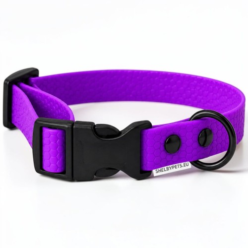 OBROŻA WODOODPORNA DLA PSA WOOFY COLLAR LIGHT CLICK -  FIOLETOWA.jpg