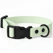 OBROŻA WODOODPORNA DLA PSA WOOFY COLLAR LIGHT CLICK -  MIĘTOWO ZIELONA.jpg