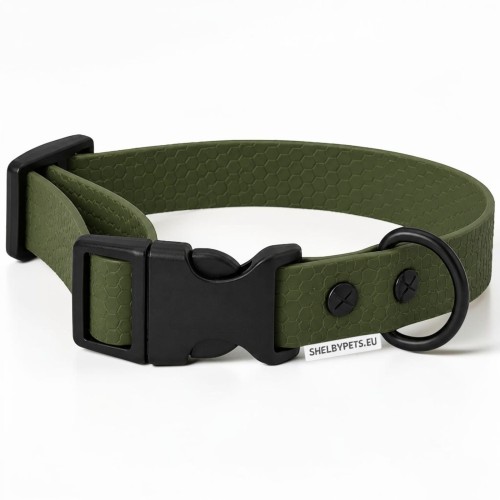 OBROŻA WODOODPORNA DLA PSA WOOFY COLLAR LIGHT CLICK - OLIWKOWA.jpg