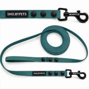 Smycz treningowa dla średniego psa 1,6cm  5–30 m HEXA – zielony myśliwy