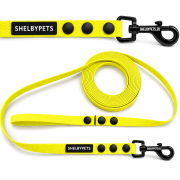 Smycz treningowa dla średniego psa 1,6cm  5–30 m HEXA – żółty neon.png