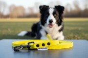 Smycz wodoodporna dla średniego psa 1,6CM SHELBYPETS  ŻÓLTY NEON (Product Staging) (2).jpg