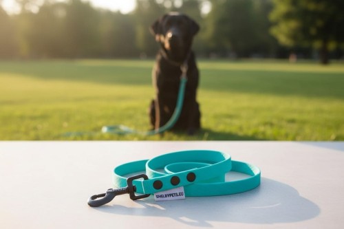Smycz wodoodporna dla średniego psa 1,6CM SHELBYPETS  MIĘTOWA (Product Staging).jpg