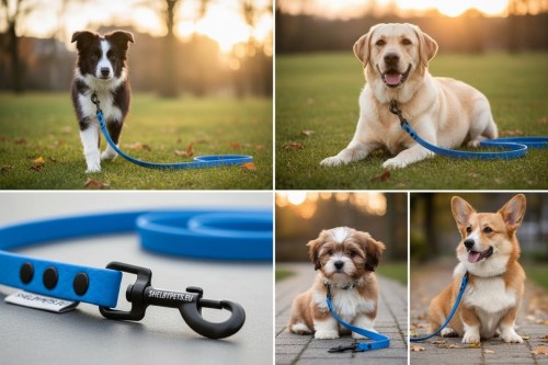 Smycz wodoodporna dla średniego psa 1,6CM SHELBYPETS  NIEBIESKA (Product Staging).jpg