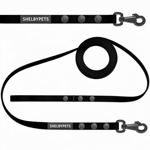 Smycz treningowa dla małego psa 1cm  5–30 m HEXA – czarny ( z logo ).png