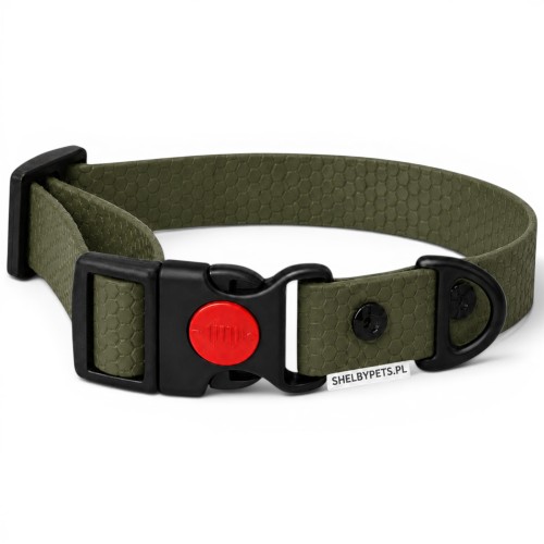 OBROŻA WODOODPORNA DLA PSA WOOFY COLLAR SAFE LOCK -  OLIWKOWA.jpg