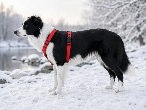 SZELKI WOOFY HARNESS NA PIESKU - KOLOR CZERWONY.png