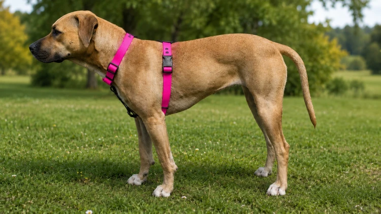SZELKI WOOFY HARNESS NA PIESKU - KOLOR RÓŻOWY.png