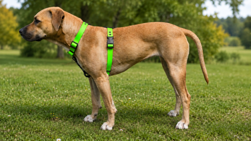 SZELKI WOOFY HARNESS NA PIESKU - KOLOR ZIELONY.png