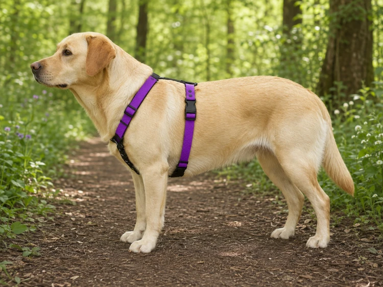 SZELKI WOOFY HARNESS NA PIESKU - KOLOR FIOLETOWY.png