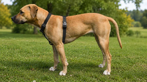 SZELKI WOOFY HARNESS NA PIESKU - KOLOR CZARNYM.png