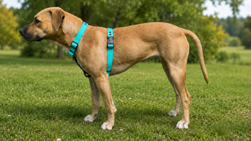 SZELKI WOOFY HARNESS NA PIESKU - KOLOR MIĘTOWY.png