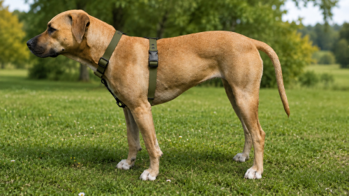 SZELKI WOOFY HARNESS NA PIESKU - KOLOR OLIWKOWY.png