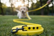 Smycz wodoodporna dla średniego psa 1,6CM SHELBYPETS  ŻÓLTY NEON (Product Staging) (4).jpg