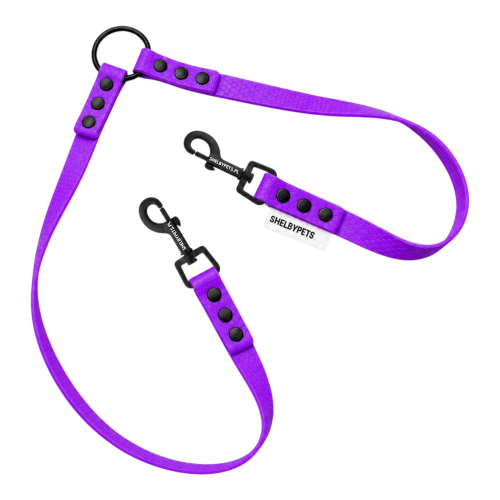 WOOFY DUAL LEASH DWÓJNIK W KOLORZE -  FIOLETOWYM.png