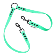 WOOFY DUAL LEASH DWÓJNIK W KOLORZE -  KARAIBSKO ZIELONYM.png